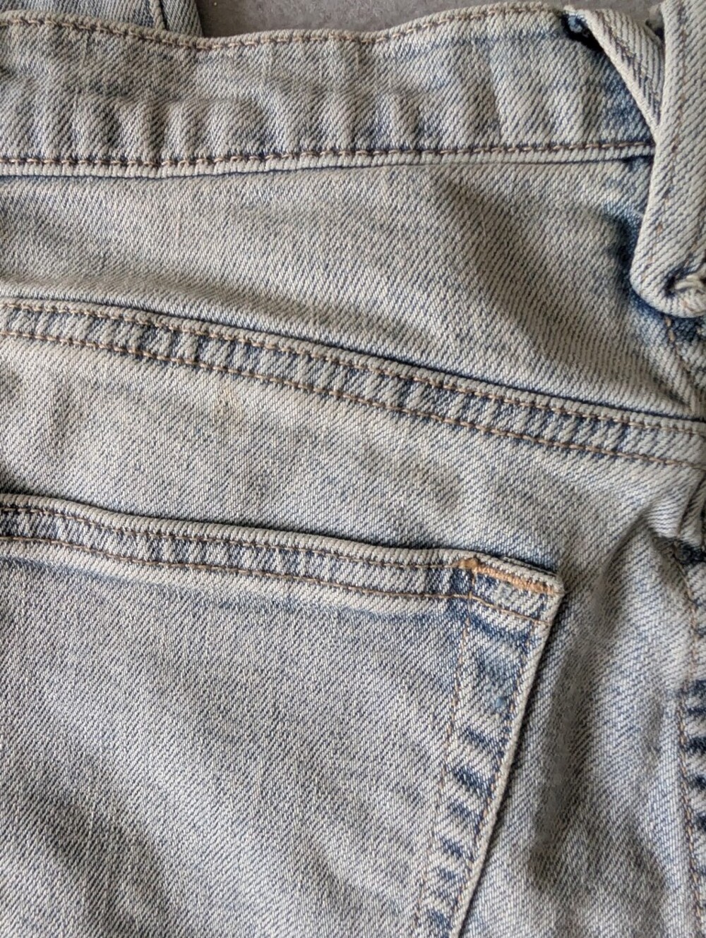 Point Sur High Rise Distressed Patches Light Wash Slim Boy Women's Jeans Sz 27P image 6